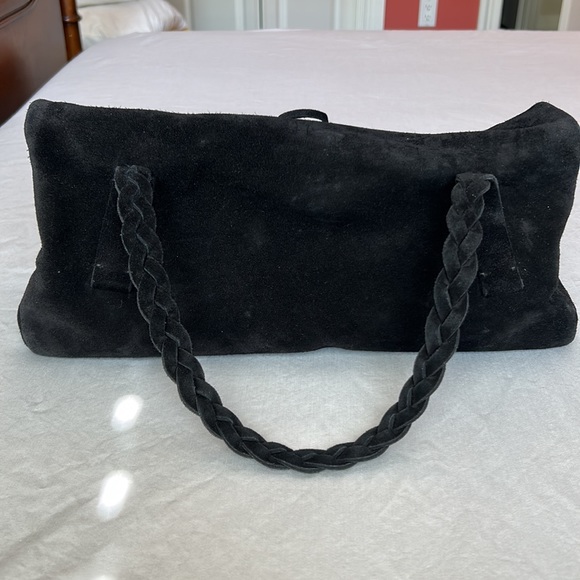 SOLD: Miu Miu Black Suede Bag - Picture 3 of 16